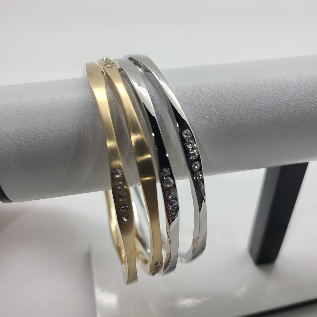 Silver And Gold Northern Reflections Bangles